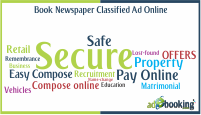 Book Newspaper Classified Ad Online
